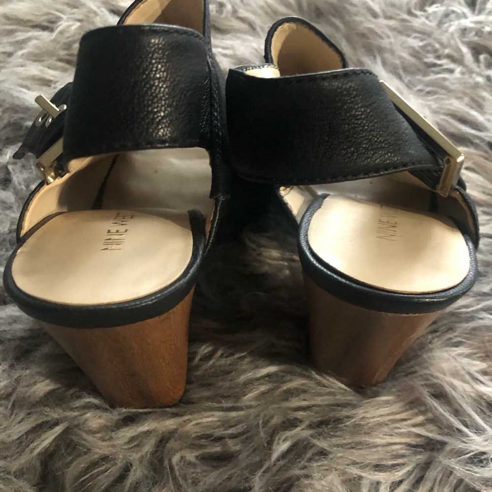 Nine West Buckled Peep-toe Booties - Picture 4 of 10